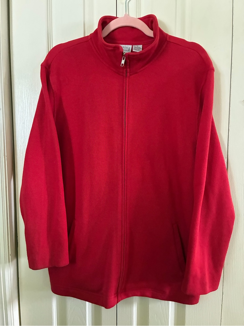 Hastings and SMITH Red Full-Zip sweater/jacket